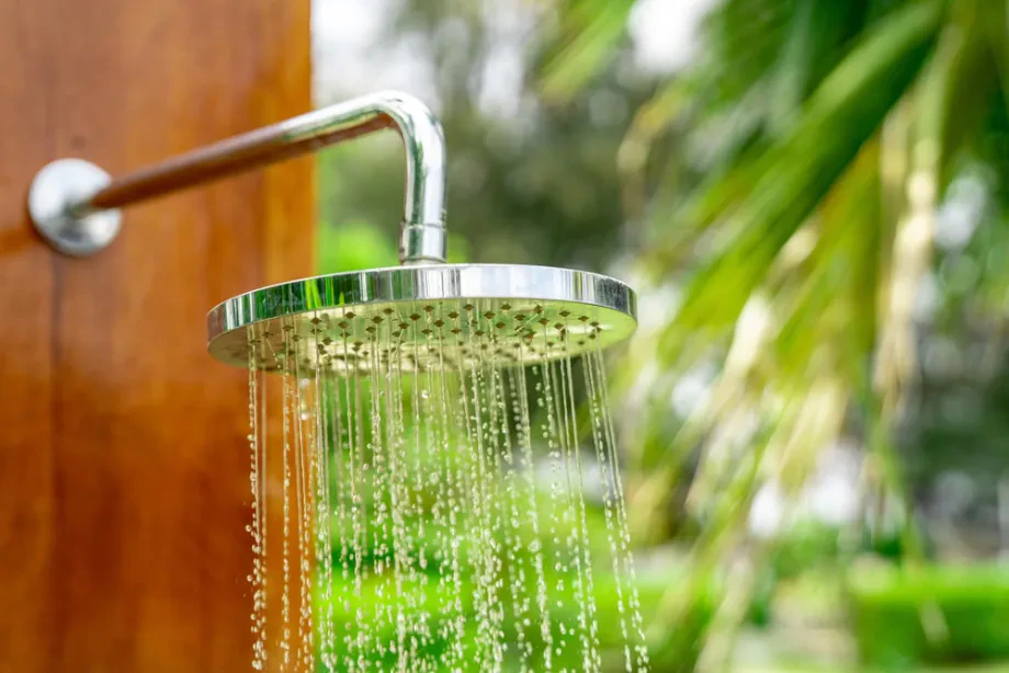 Wann ist eine Gartendusche nicht notwendig?