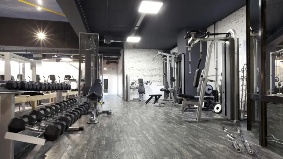 Trainingsbereiche und Ausstattung in Fitnessstudios