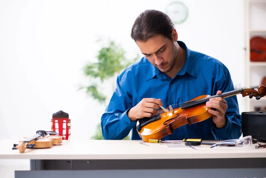 Herstellung von Musikinstrumenten