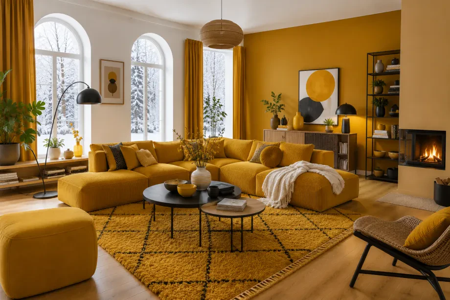 Senfgelb als Trendfarbe