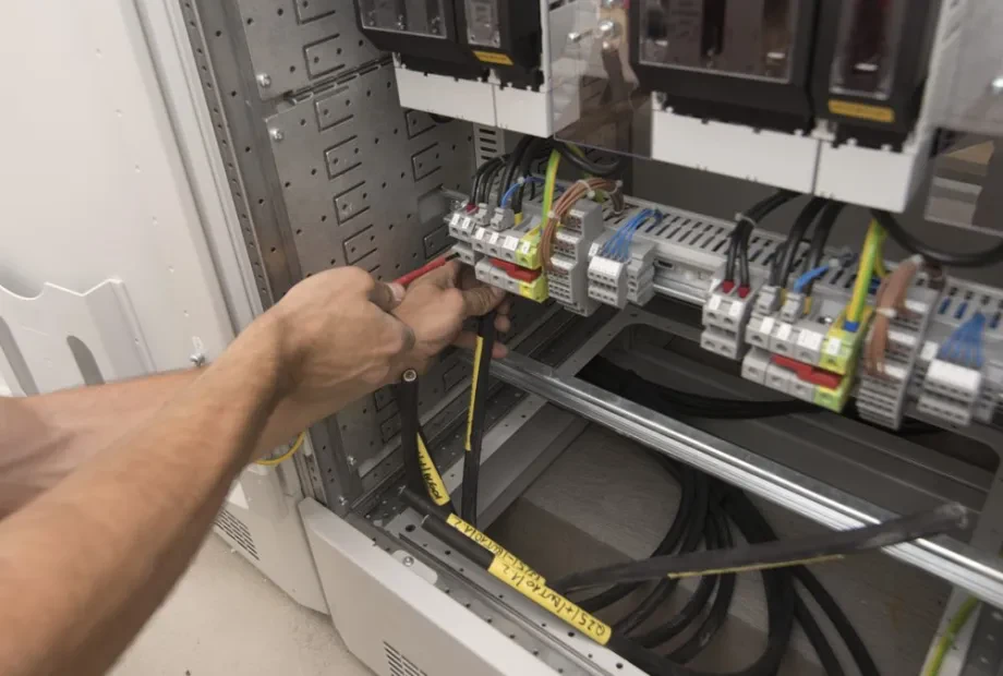 Installation der neuen Anlage