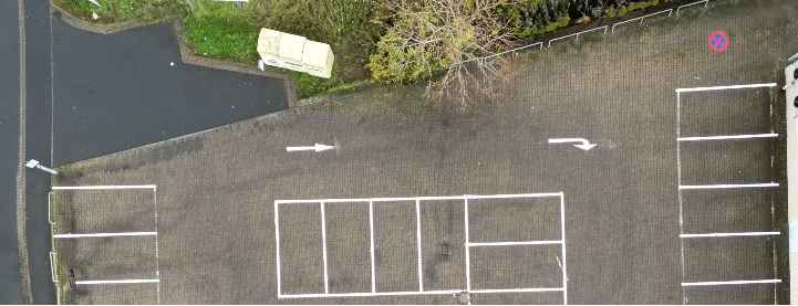 Professionelle Parkplatzmarkierung in Kitzingen