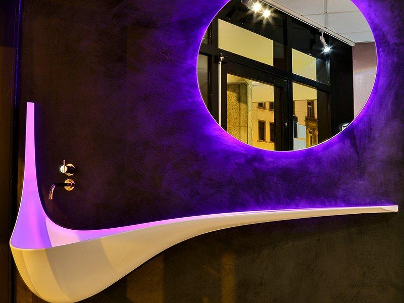 Design-Badezimmer mit Charakter im Hochtaunuskreis