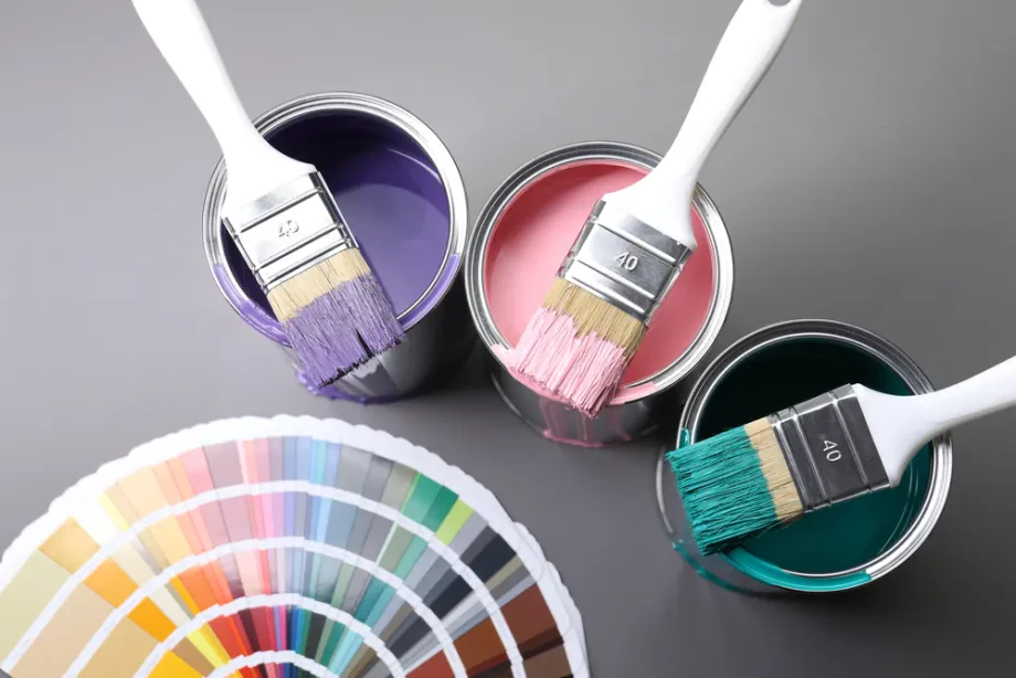 Graue Wandfarben