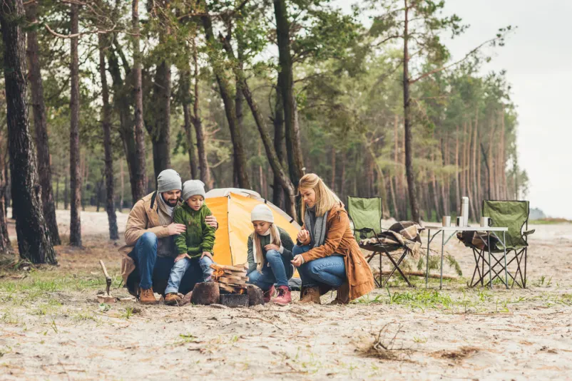Kreativer Campingplatz in Spessart
