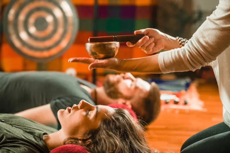 Professionelle Klangmeditation mit Gongs