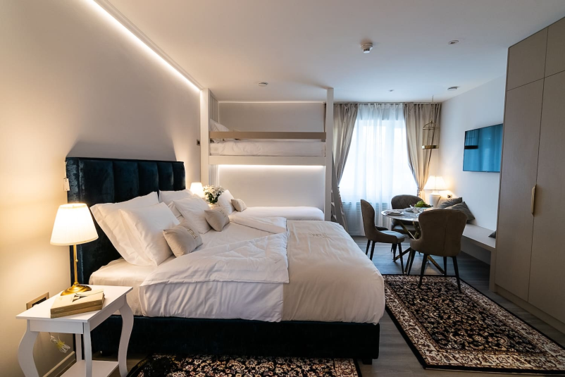 Hotel Ljubljana Nähe Autobahn, konzipiert auch für längere Aufenthalte