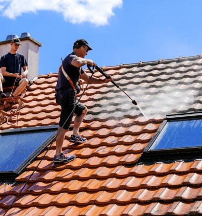 Gründliche Reinigung der Regenrinnen in Pirmasens