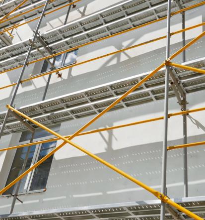 Günstiges Bauunternehmen für professionelle Baugerüste in Mücheln