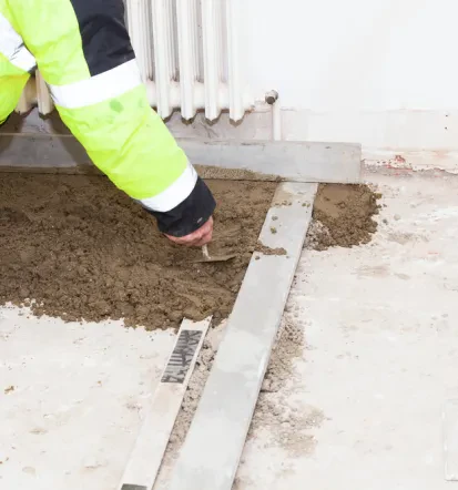 Zuverlässiger Estrichbau und Baumaschinenverleih in Köln