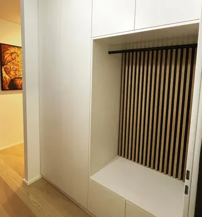 Maßgefertigte Garderobe für Wohnräume in Heldenstein