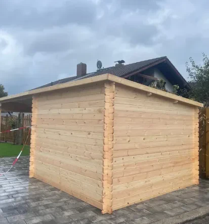 Gartenbereich vor Umgestaltung in Germering
