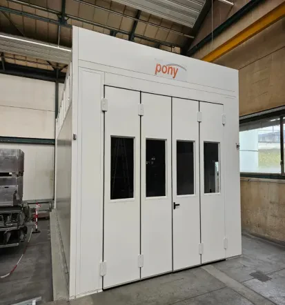Installierte Industrie-Lackieranlage für Betriebe im Großraum Würzburg