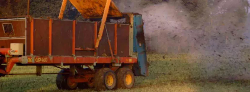 Drainage spülen und Mist streuen Staffhorst, Umgebung