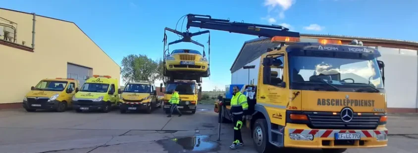 Schnelle PKW- und LKW Pannenhilfe und Abschleppdienst Erfurt