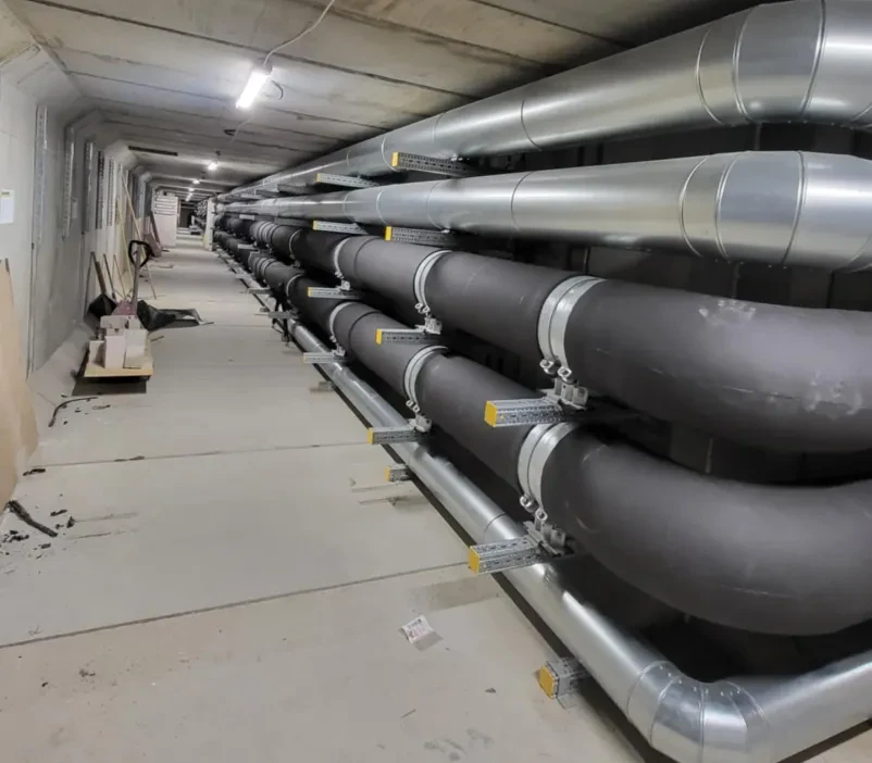 Integrierte Wasser-, Lüftungs- und Elektrosysteme in Slowenien