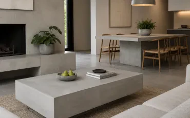 Betonmöbel für Innenräume und Garten