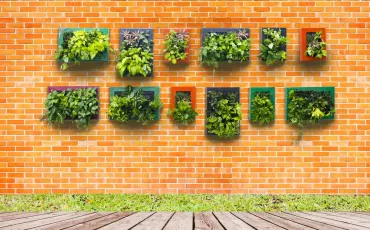 Grüne Wände werden zu einem natürlichen Element der Innenraumgestaltung