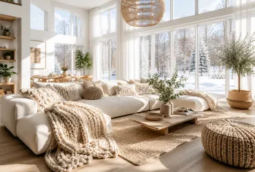 Ideen für die Wohnungsrenovierung im Winter, die sofort für mehr Gemütlichkeit sorgen