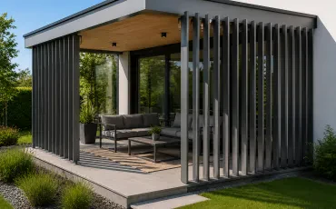 Brise Soleil, moderne kompakte Außenbeschattung