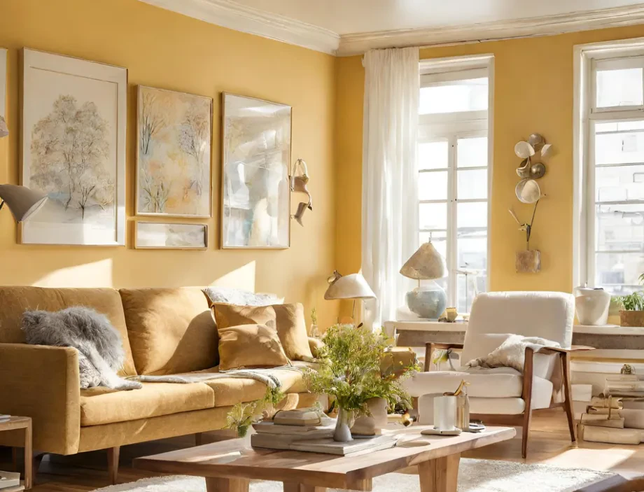 Farben im Zuhause beeinflussen auch die Gesamtwirkung eines Raumes
