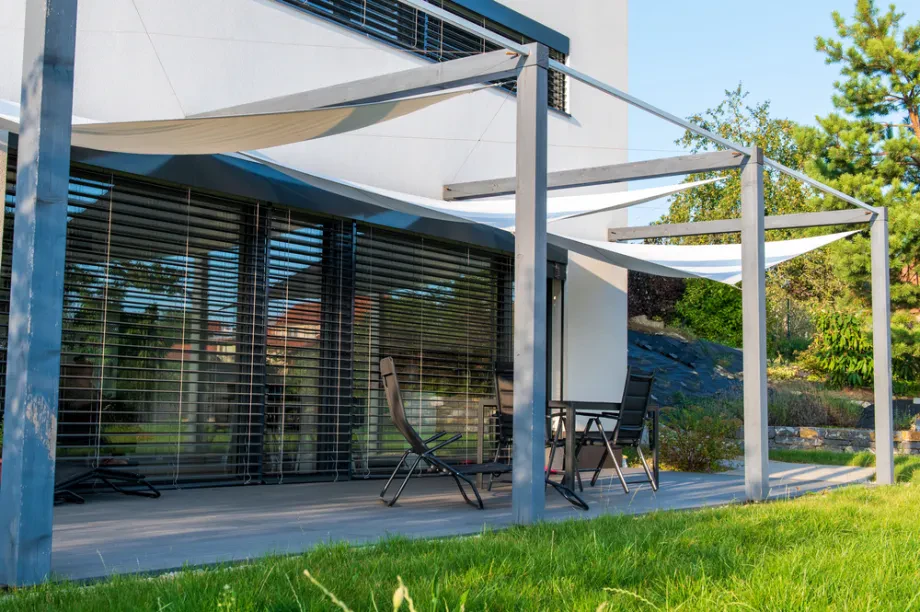 Außenjalousien aus Aluminium